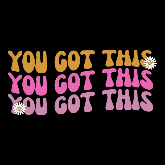 You Got This Retro Motivational Cute Cooling Performance Crew T-Shirt