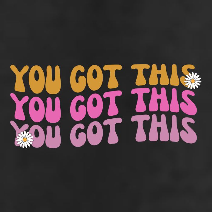 You Got This Retro Motivational Cute Adult Drive Performance Visor
