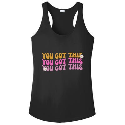 You Got This Retro Motivational Cute Ladies PosiCharge Competitor Racerback Tank