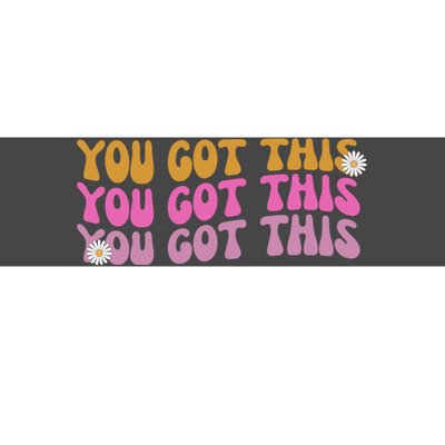 You Got This Retro Motivational Cute Bumper Sticker