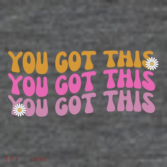 You Got This Retro Motivational Cute Flatbill Hat