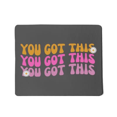 You Got This Retro Motivational Cute Mousepad