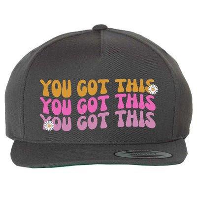You Got This Retro Motivational Cute Wool Snapback Cap