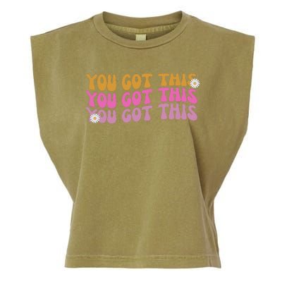 You Got This Retro Motivational Cute Garment-Dyed Women's Muscle Tee