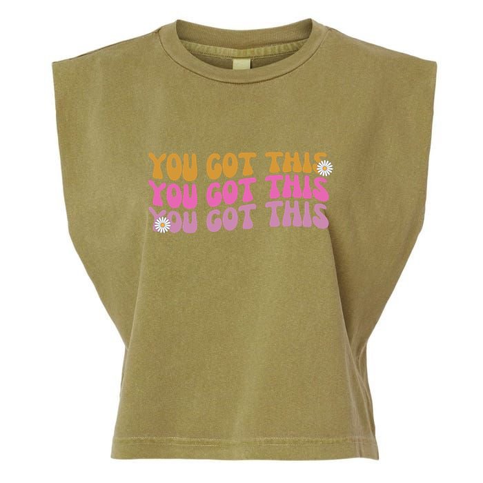 You Got This Retro Motivational Cute Garment-Dyed Women's Muscle Tee