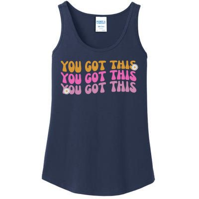 You Got This Retro Motivational Cute Ladies Essential Tank