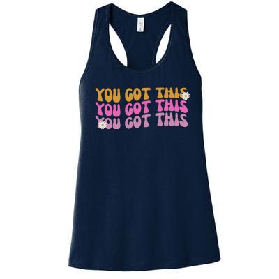 You Got This Retro Motivational Cute Women's Racerback Tank