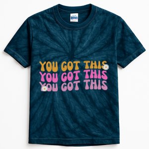 You Got This Retro Motivational Cute Kids Tie-Dye T-Shirt