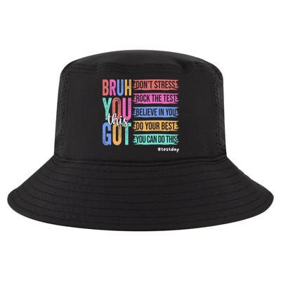 You Got This DonT Stress Rock The Test Test Day Cool Comfort Performance Bucket Hat