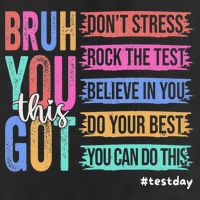 You Got This DonT Stress Rock The Test Test Day Cool Comfort Performance Bucket Hat