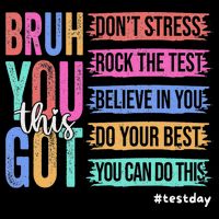 You Got This DonT Stress Rock The Test Test Day Sustainable Bucket Hat