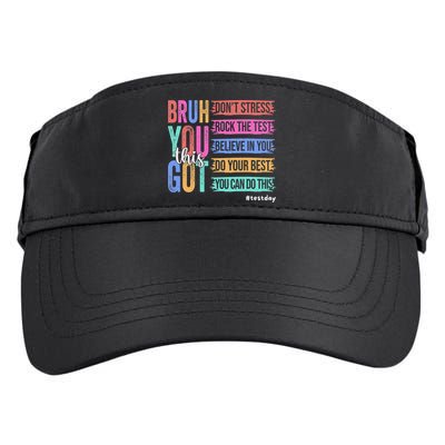 You Got This DonT Stress Rock The Test Test Day Adult Drive Performance Visor
