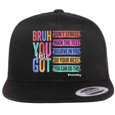 You Got This DonT Stress Rock The Test Test Day Flatbill Hat