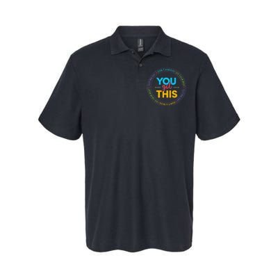 You Got This Teacher Testing Day School Counselor Softstyle Adult Sport Polo