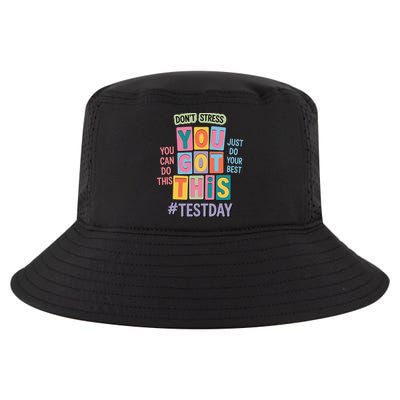 You Got This DonT Stress Rock The Test Test Day Cool Comfort Performance Bucket Hat