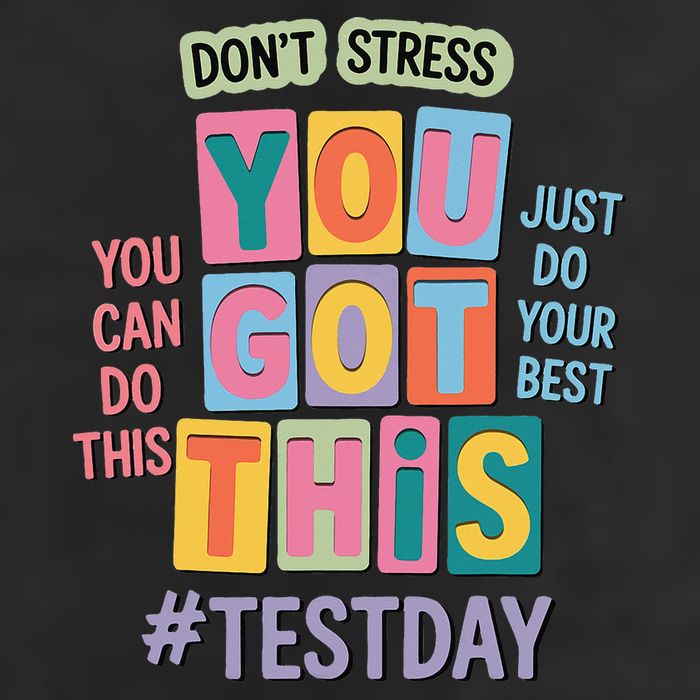 You Got This DonT Stress Rock The Test Test Day Cool Comfort Performance Bucket Hat