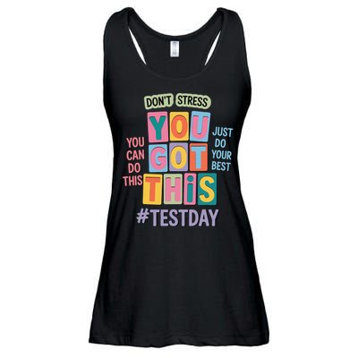 You Got This DonT Stress Rock The Test Test Day Ladies Essential Flowy Tank