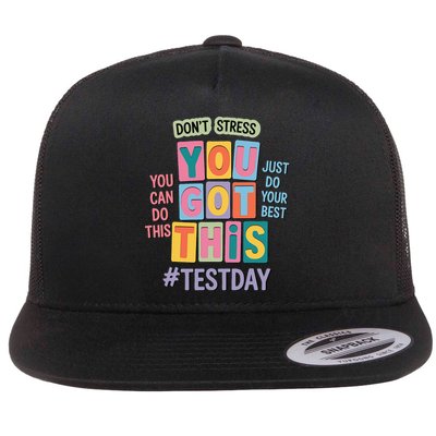 You Got This DonT Stress Rock The Test Test Day Flatbill Hat