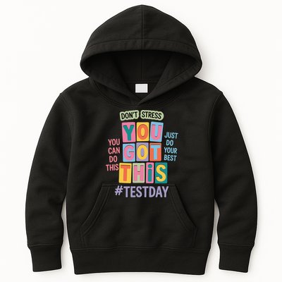 You Got This DonT Stress Rock The Test Test Day Kids Hoodie