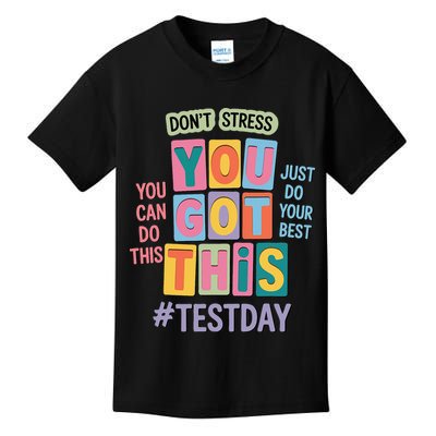 You Got This DonT Stress Rock The Test Test Day Kids T-Shirt