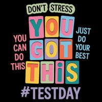 You Got This DonT Stress Rock The Test Test Day Zip Tote Bag