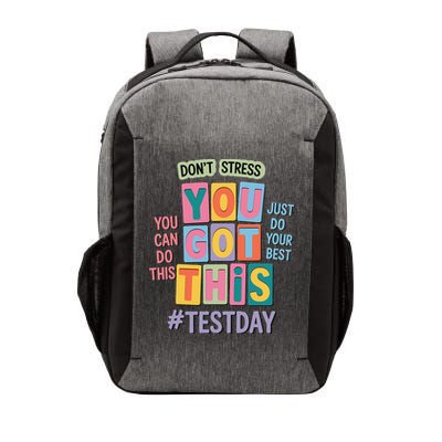 You Got This DonT Stress Rock The Test Test Day Vector Backpack