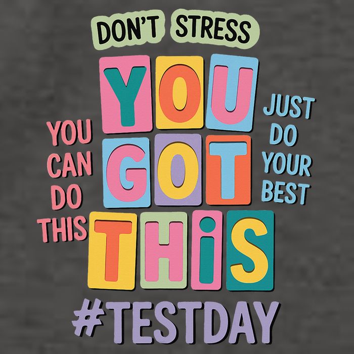 You Got This DonT Stress Rock The Test Test Day Vector Backpack