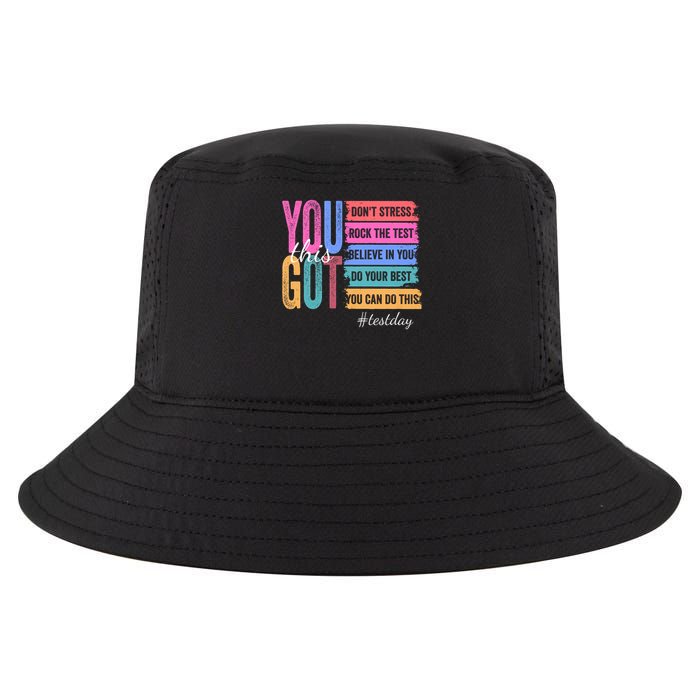 You Got This Don'T Stress Rock The Test Test Day Cool Comfort Performance Bucket Hat
