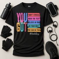 You Got This Don'T Stress Rock The Test Test Day Cooling Performance Crew T-Shirt