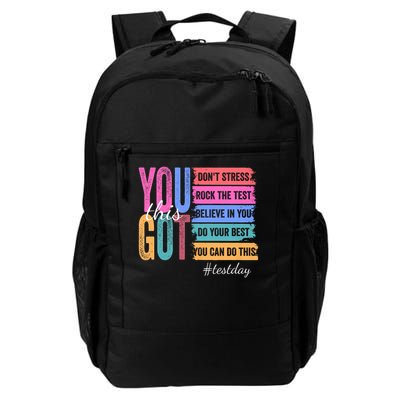 You Got This Don'T Stress Rock The Test Test Day Backpack