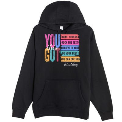 You Got This Don'T Stress Rock The Test Test Day Premium Pullover Hoodie