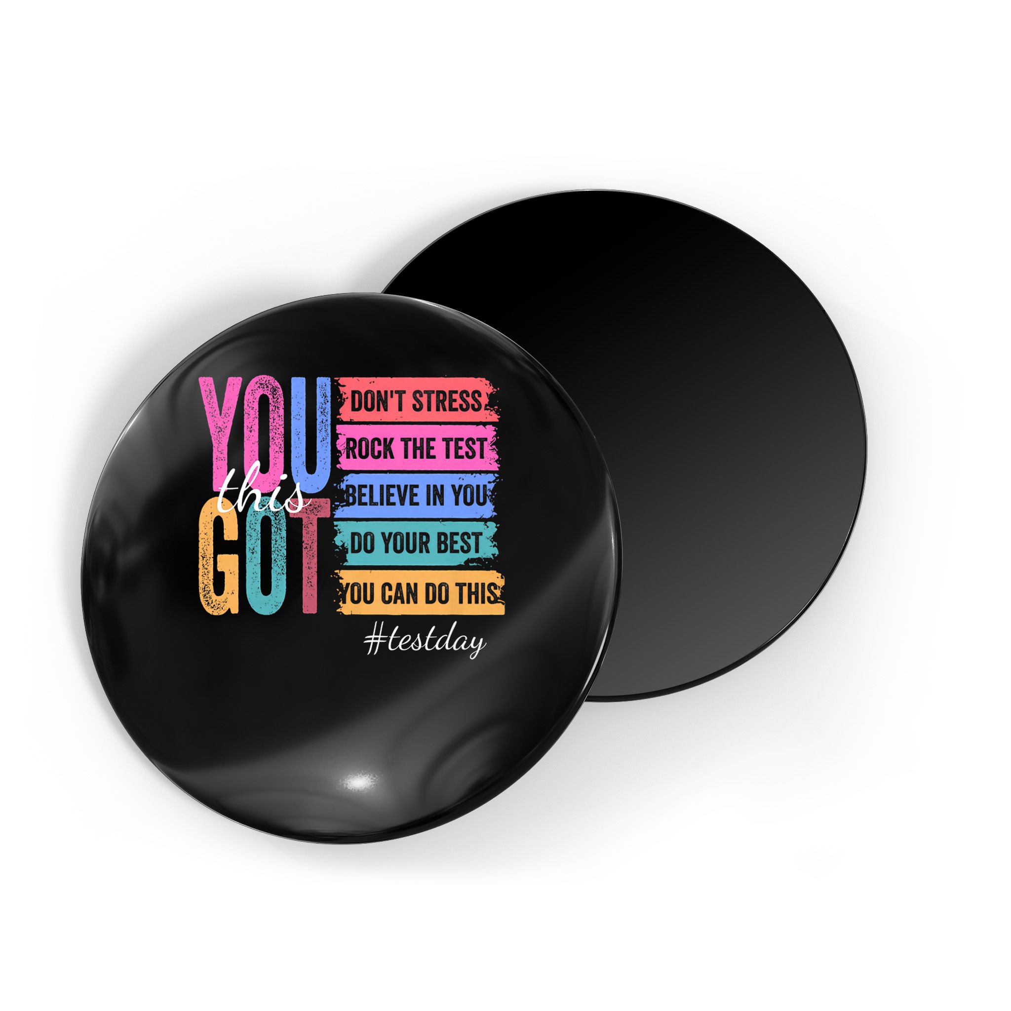 You Got This Don'T Stress Rock The Test Test Day Magnet