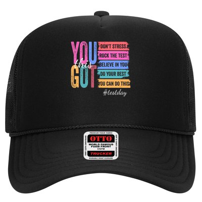 You Got This Don'T Stress Rock The Test Test Day Trucker Hat