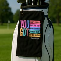 You Got This Don'T Stress Rock The Test Test Day Golf Towel