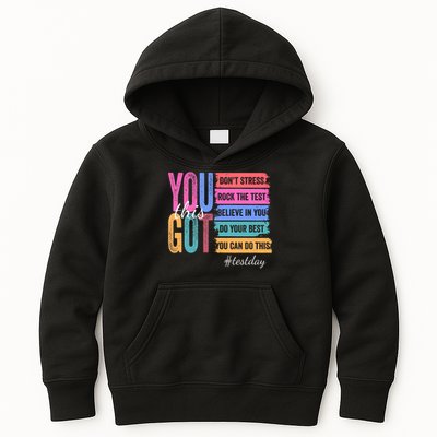 You Got This Don'T Stress Rock The Test Test Day Kids Hoodie