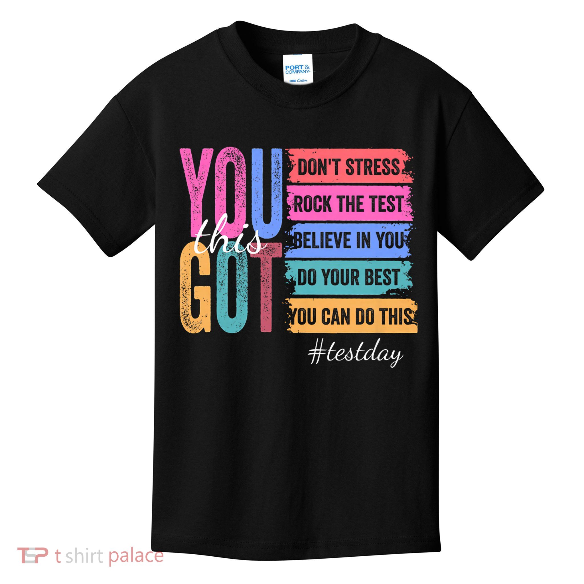 You Got This Don'T Stress Rock The Test Test Day Kids T-Shirt