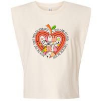 You Got This Lucky Test Day Rock The Test Don't Stress Do Your Best Garment-Dyed Women's Muscle Tee