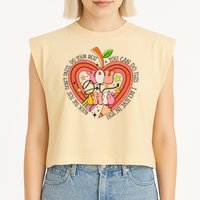 You Got This Lucky Test Day Rock The Test Don't Stress Do Your Best Garment-Dyed Women's Muscle Tee