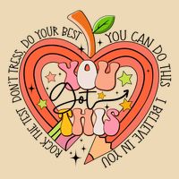 You Got This Lucky Test Day Rock The Test Don't Stress Do Your Best Zip Tote Bag