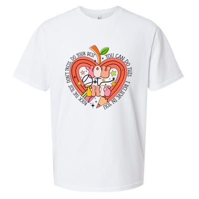 You Got This Lucky Test Day Rock The Test Don't Stress Do Your Best Sueded Cloud Jersey T-Shirt