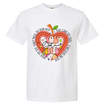 You Got This Lucky Test Day Rock The Test Don't Stress Do Your Best Garment-Dyed Heavyweight T-Shirt