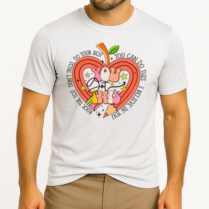 You Got This Lucky Test Day Rock The Test Don't Stress Do Your Best Cooling Performance Crew T-Shirt