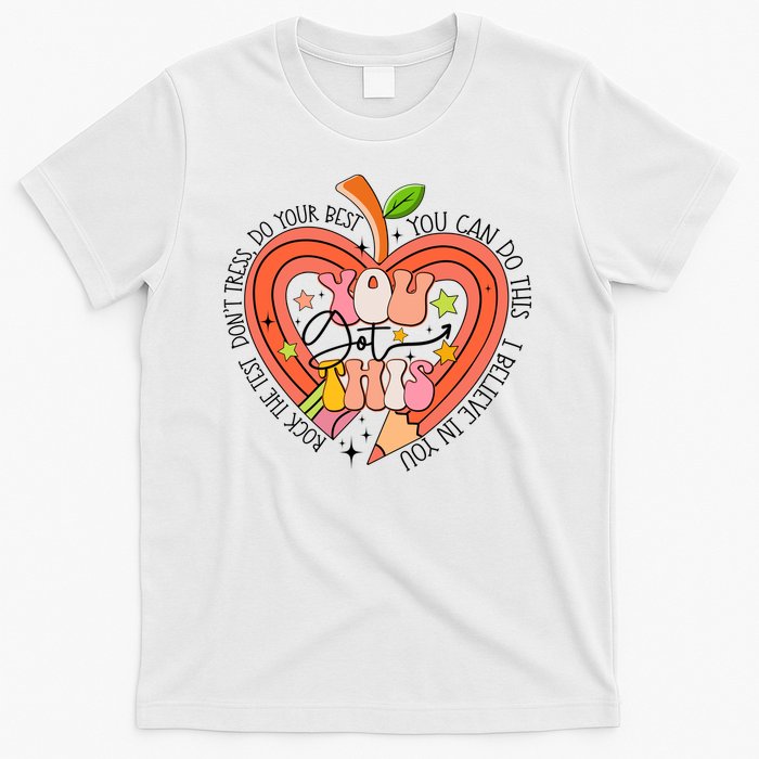 You Got This Lucky Test Day Rock The Test Don't Stress Do Your Best T-Shirt