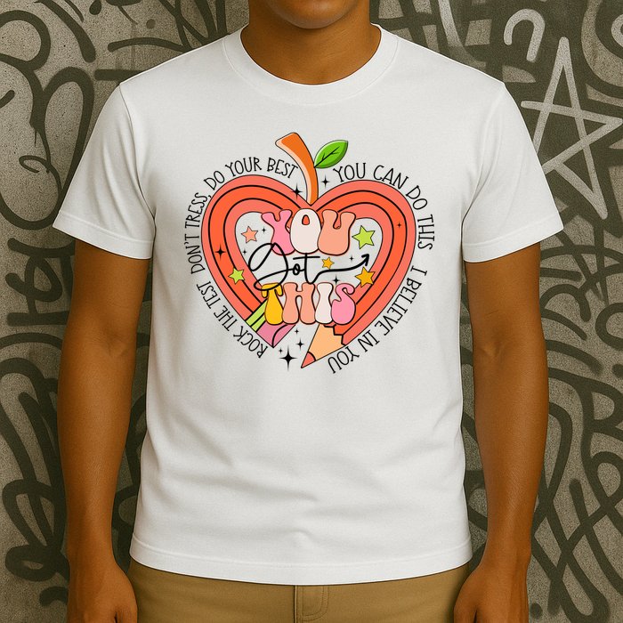 You Got This Lucky Test Day Rock The Test Don't Stress Do Your Best T-Shirt