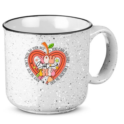 You Got This Lucky Test Day Rock The Test Don't Stress Do Your Best 15oz Campfire Ceramic Mug
