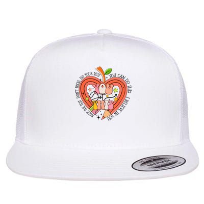 You Got This Lucky Test Day Rock The Test Don't Stress Do Your Best Flatbill Hat