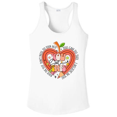 You Got This Lucky Test Day Rock The Test Don't Stress Do Your Best Ladies PosiCharge Competitor Racerback Tank