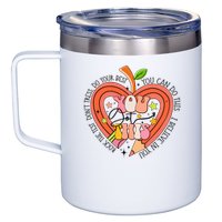 You Got This Lucky Test Day Rock The Test Don't Stress Do Your Best 12oz Stainless Steel Coffee Mug