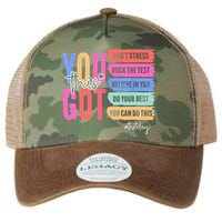 You Got This Don'T Stress Rock The Test Test Day Student Legacy Tie Dye Trucker Hat