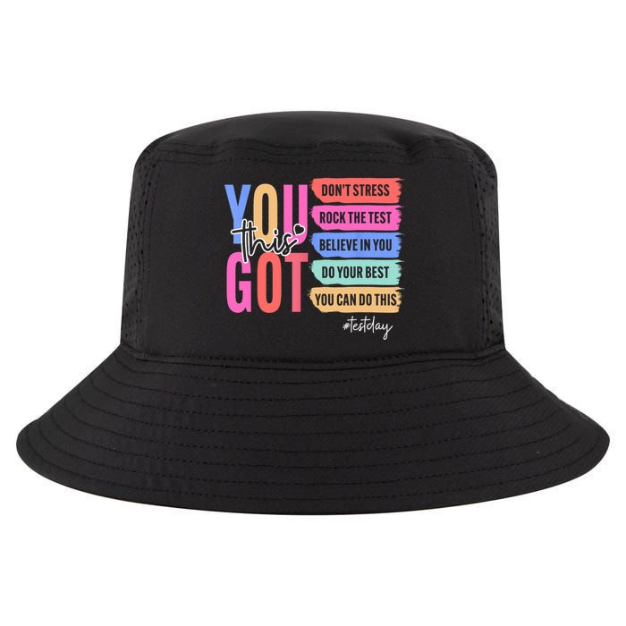 You Got This Don'T Stress Rock The Test Test Day Student Cool Comfort Performance Bucket Hat